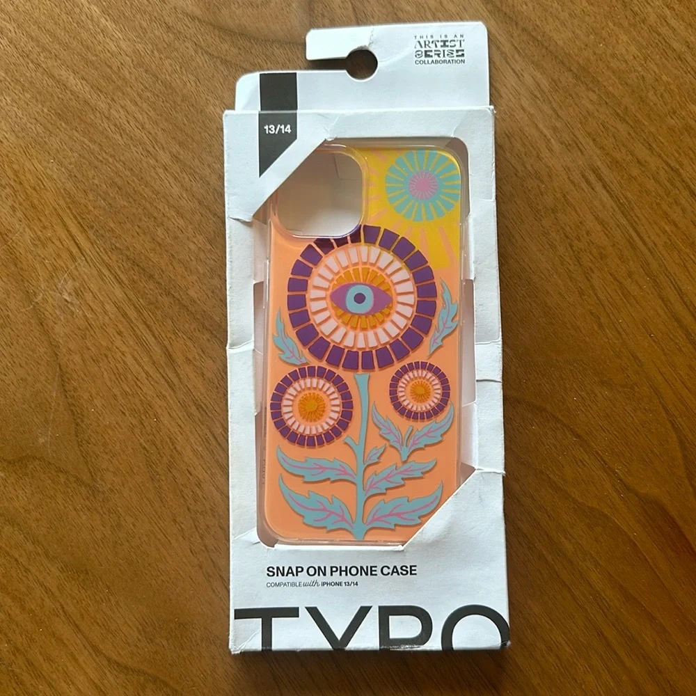 NWOT Typo phone case iPhone 13/14